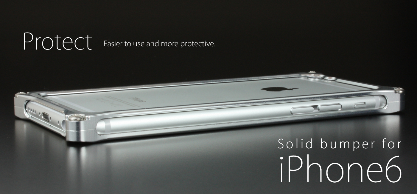borstel Vrijgevig consumptie Milled aluminum case for iPhone 6/6s the Solid Bumper for iPhone 6