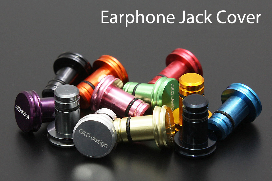 Gild design ギルドデザイン New earphone jack cover アルミ削り出しイヤホンジャックカバー