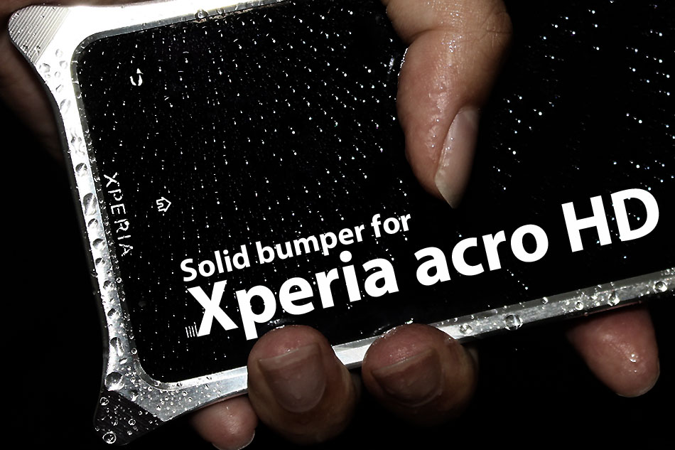 Solid bumper for Xperia acro HD